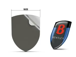 Bentley Pegatina Relieve Auto Resistente Premium Minimalista